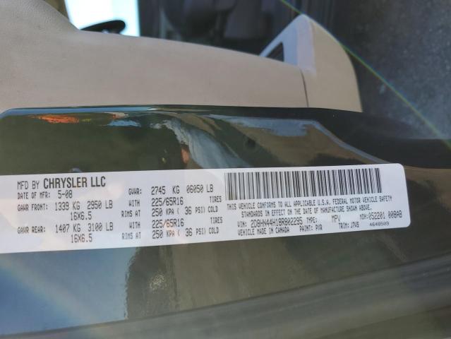 Photo 10 from auction – 2008 DODGE GRAND CARA with VIN 2D8HN44H18R802295