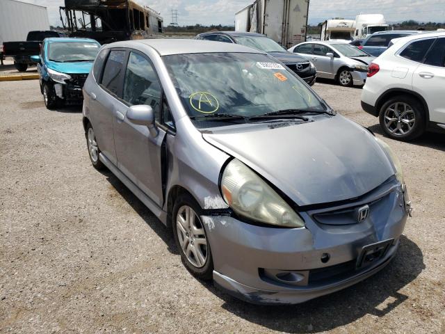 HONDA FIT S 2007 with VIN JHMGD38687S005151 - Photo from auction