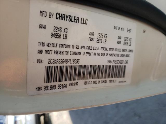Photo 10 from auction – 2008 CHRYSLER 300 LIMITE with VIN 2C3KA33G48H118595