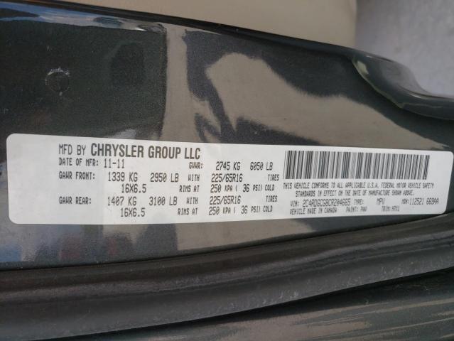 Photo 10 from auction – 2012 DODGE GRAND CARA with VIN 2C4RDGCG8CR204665