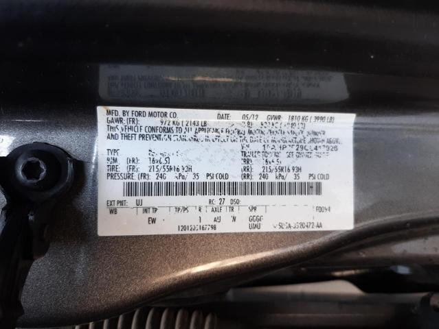 Photo 10 from auction – 2012 FORD FOCUS SE with VIN 1FAHP3F29CL417926