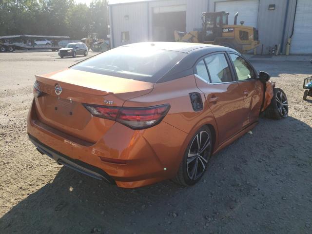 Photo 4 from auction – 2020 NISSAN SENTRA SR with VIN 3N1AB8DV0LY283564
