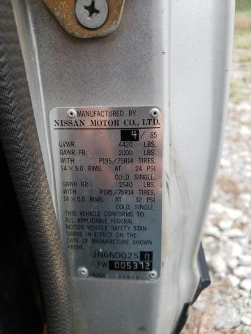 Photo 10 from auction – 1985 NISSAN 720 LONG B with VIN JN6ND02S0FW005372
