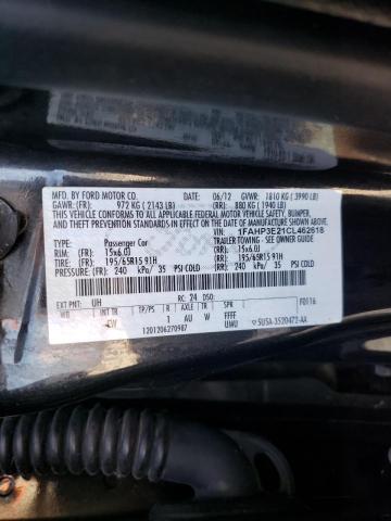 Photo 10 from auction – 2012 FORD FOCUS S with VIN 1FAHP3E21CL462618