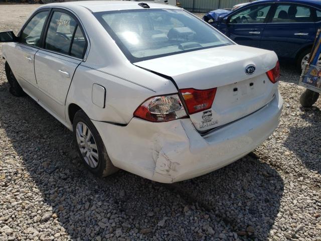 Photo 9 from auction – 2009 KIA OPTIMA LX with VIN KNAGE228095303761