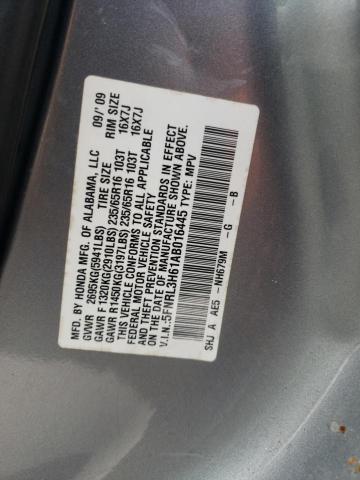 Photo 10 from auction – 2010 HONDA ODYSSEY EX with VIN 5FNRL3H61AB016445