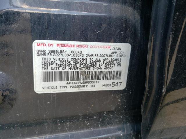 Photo 10 from auction – 2011 MITSUBISHI LANCER ES/ with VIN JA32U2FU9BU035617