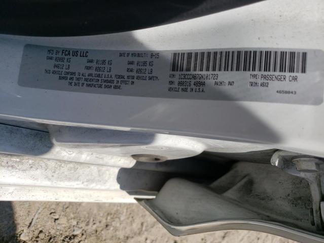 Photo 10 from auction – 2016 CHRYSLER 200 LIMITE with VIN 1C3CCCAB7GN101723