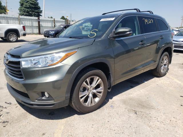 Photo 2 from auction – 2015 TOYOTA HIGHLANDER with VIN 5TDJKRFH5FS208526