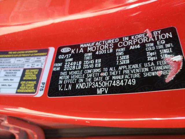 Photo 10 from auction – 2017 KIA SOUL + with VIN KNDJP3A50H7484749