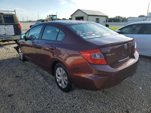 Photo 3 from auction – 2012 HONDA CIVIC LX with VIN 2HGFB2F5XCH555428