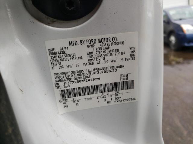 Photo 10 from auction – 2015 FORD F250 SUPER with VIN 1FT7X2B63FEA23629