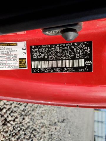 Photo 10 from auction – 2013 TOYOTA SCION TC with VIN JTKJF5C72D3048640