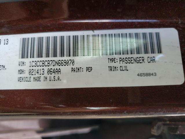 Photo 10 from auction – 2013 CHRYSLER 200 LIMITE with VIN 1C3CCBCB7DN669070