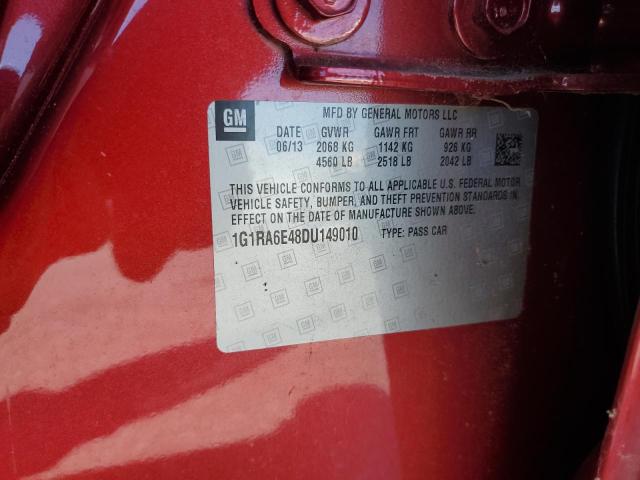 Photo 10 from auction – 2013 CHEVROLET VOLT with VIN 1G1RA6E48DU149010