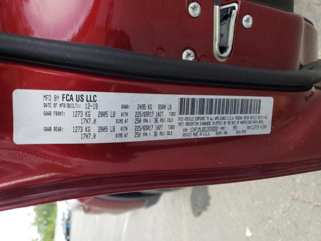 Photo 10 from auction – 2020 JEEP CHEROKEE L with VIN 1C4PJMLB2LD576332