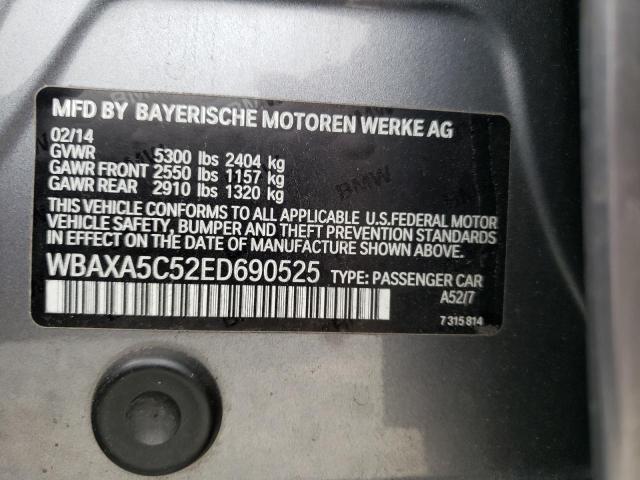 Photo 10 from auction – 2014 BMW 535 D with VIN WBAXA5C52ED690525