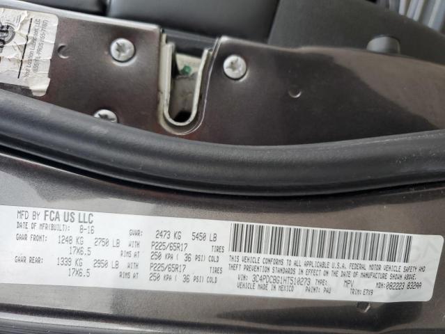 Photo 10 from auction – 2017 DODGE JOURNEY SX with VIN 3C4PDCBG1HT510273
