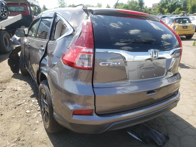 Photo 3 from auction – 2016 HONDA CR-V SE with VIN 5J6RM4H49GL092013