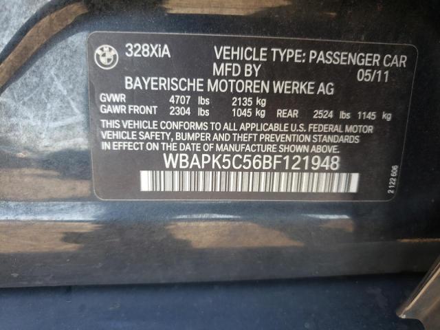 Photo 10 from auction – 2011 BMW 328 XI SUL with VIN WBAPK5C56BF121948