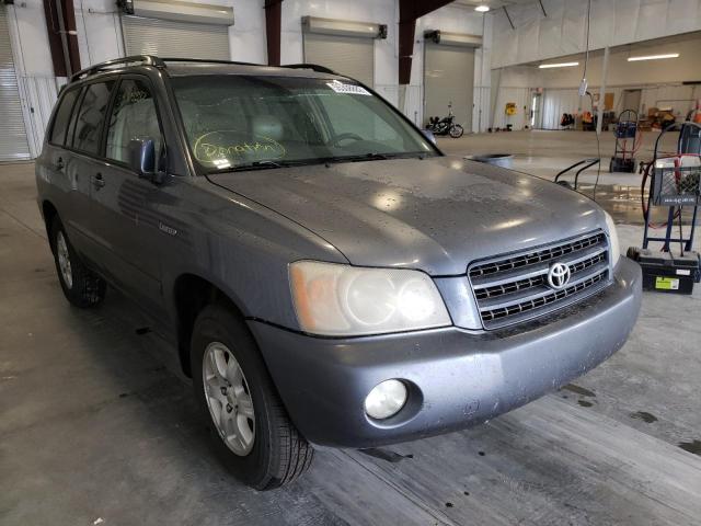 TOYOTA HIGHLANDER 2001 with VIN JTEGF21A510013467 - Photo from auction
