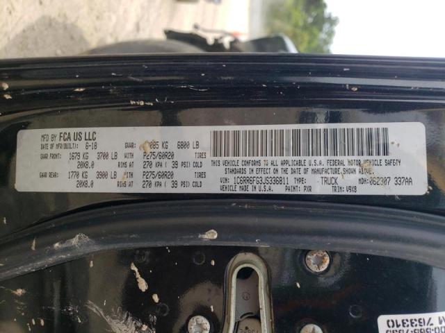 Photo 10 from auction – 2018 RAM 1500 ST with VIN 1C6RR6FG3JS336811