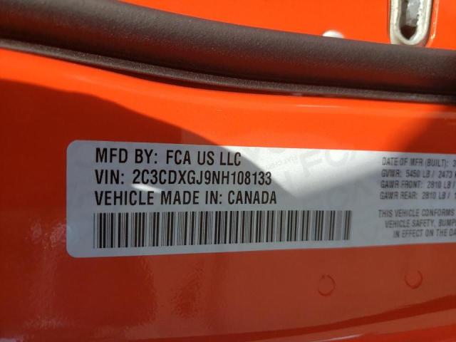 Photo 10 from auction – 2022 DODGE CHARGER SC with VIN 2C3CDXGJ9NH108133