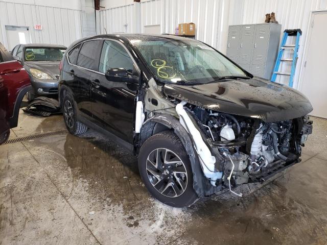 HONDA CR-V SE 2016 with VIN 5J6RM4H48GL120299 - Photo from auction