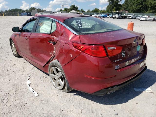 Photo 3 from auction – 2014 KIA OPTIMA LX with VIN 5XXGM4A70EG324576