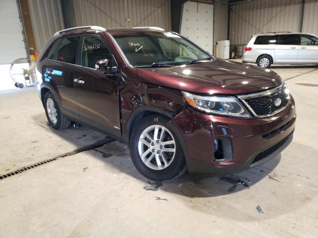 KIA SORENTO LX 2014 with VIN 5XYKTCA60EG546755 - Photo from auction