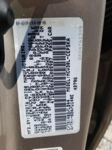 Photo 10 from auction – 2002 TOYOTA CAMRY LE with VIN 4T1BF30K02U008987