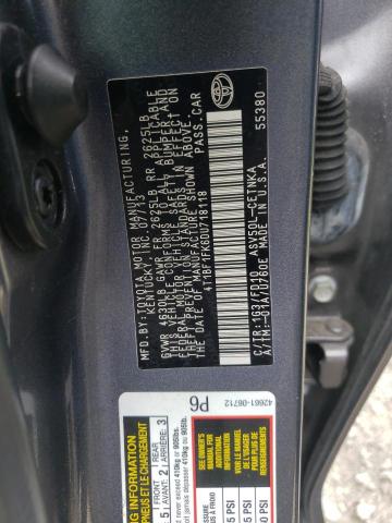 Photo 10 from auction – 2013 TOYOTA CAMRY L with VIN 4T1BF1FK6DU718118