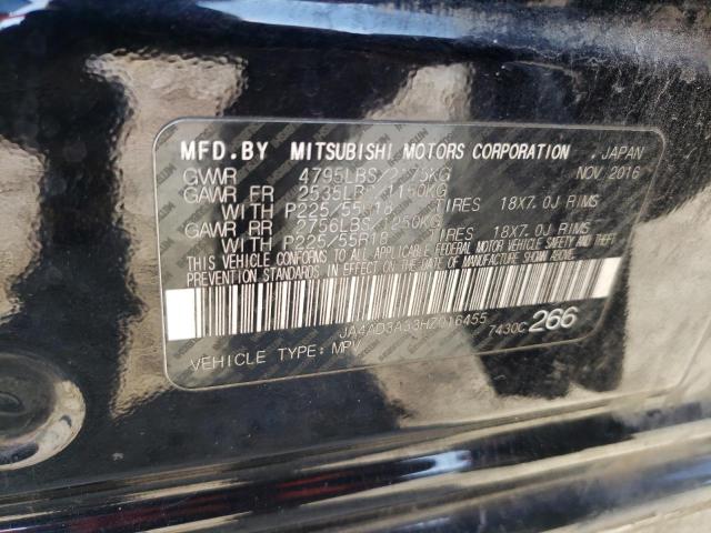 Photo 10 from auction – 2017 MITSUBISHI OUTLANDER with VIN JA4AD3A33HZ016455