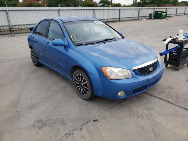 KIA SPECTRA LX 2005 with VIN KNAFE121855155152 - Photo from auction