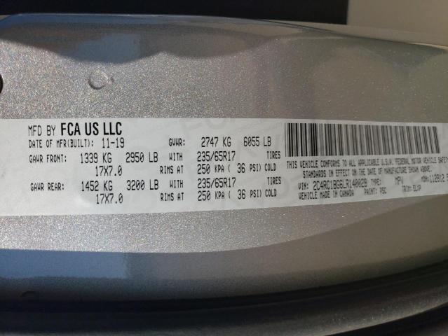Photo 10 from auction – 2020 CHRYSLER PACIFICA T with VIN 2C4RC1BG6LR140028