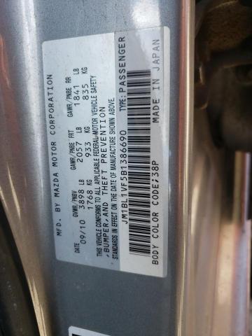 Photo 10 from auction – 2011 MAZDA 3 I with VIN JM1BL1VF5B1386690