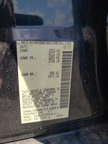 Photo 10 from auction – 2013 NISSAN ALTIMA 2.5 with VIN 1N4AL3AP4DN523884