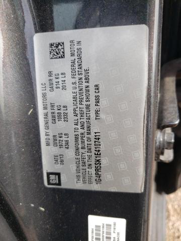 Photo 10 from auction – 2014 BUICK VERANO CON with VIN 1G4PR5SK1E4107411