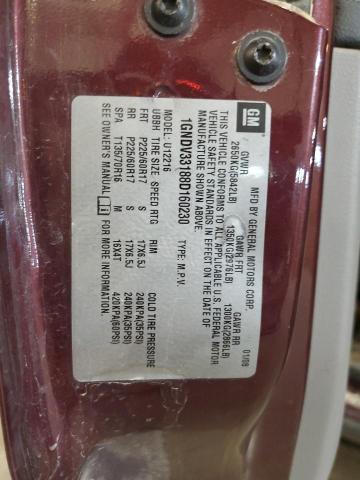 Foto 10 de la subasta – 2008 CHEVROLET UPLANDER L con VIN 1GNDV33188D160230