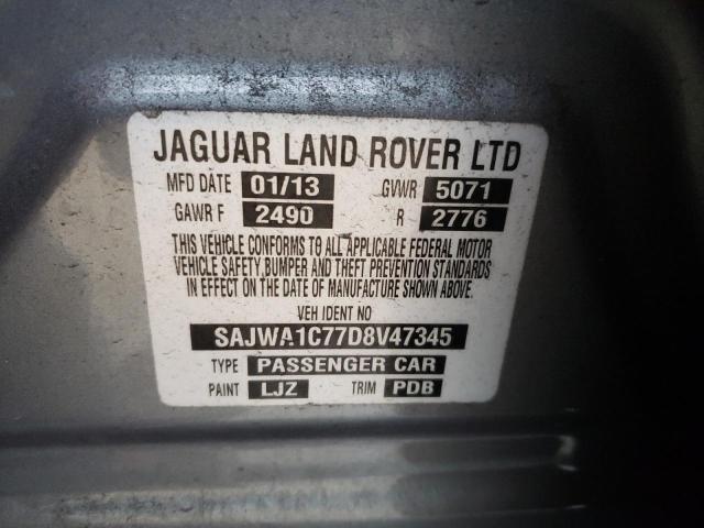 Photo 10 from auction – 2013 JAGUAR XJ with VIN SAJWA1C77D8V47345