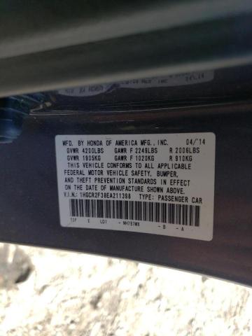 Photo 10 from auction – 2014 HONDA ACCORD LX with VIN 1HGCR2F38EA211398
