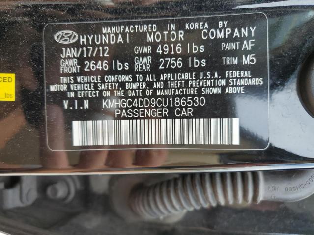 Photo 10 from auction – 2012 HYUNDAI GENESIS 3. with VIN KMHGC4DD9CU186530