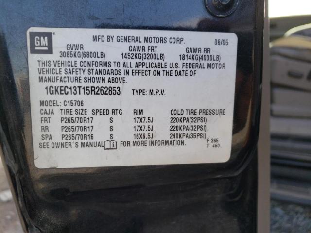 Photo 10 from auction – 2005 GMC YUKON with VIN 1GKEC13T15R262853