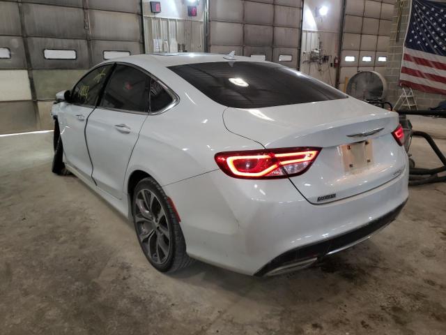 Photo 3 from auction – 2015 CHRYSLER 200 C with VIN 1C3CCCCGXFN609031