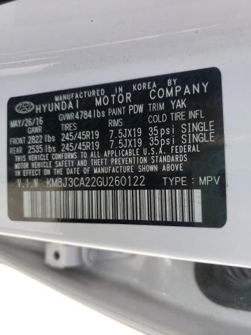 Photo 10 from auction – 2016 HYUNDAI TUCSON LIM with VIN KM8J3CA22GU260122