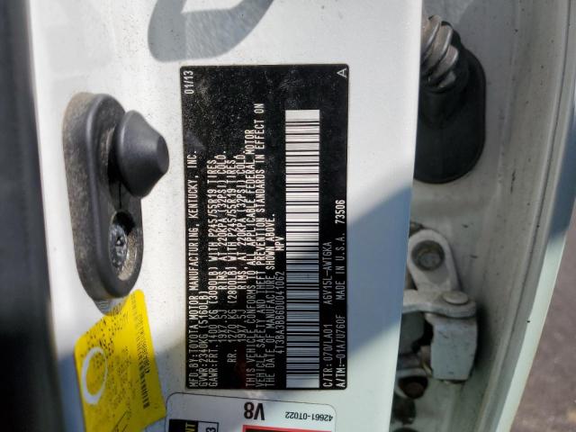 Photo 10 from auction – 2013 TOYOTA VENZA LE with VIN 4T3BA3BB6DU041062
