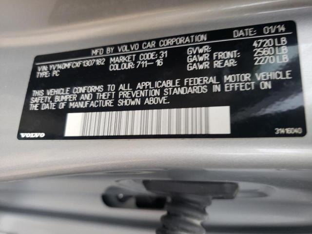 Photo 10 from auction – 2015 VOLVO S60 PREMIE with VIN YV140MFCXF1307182
