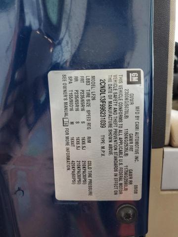 Photo 10 from auction – 2009 CHEVROLET EQUINOX LS with VIN 2CNDL13F996231039