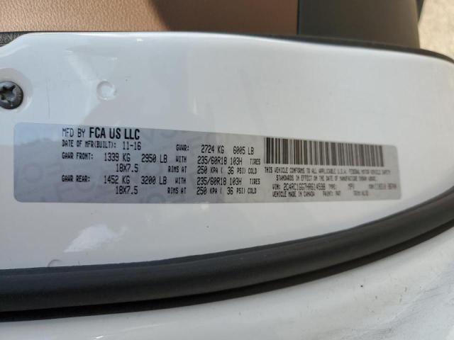 Photo 10 from auction – 2017 CHRYSLER PACIFICA L with VIN 2C4RC1GG7HR614598