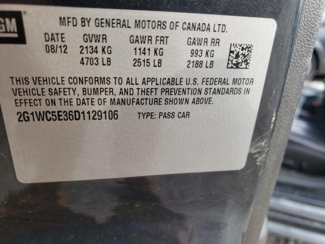 Photo 10 from auction – 2013 CHEVROLET IMPALA LTZ with VIN 2G1WC5E36D1129106